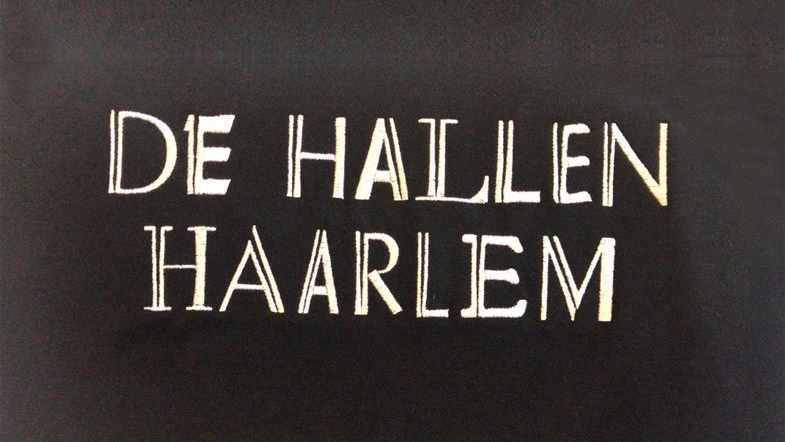 Logo borduren De Hallen Haarlem