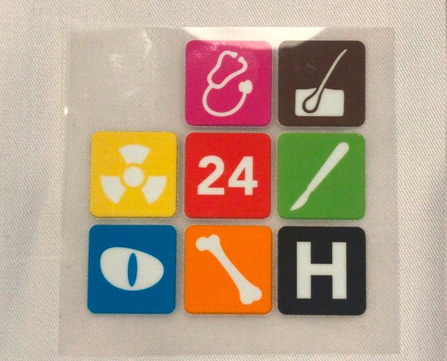 De Hallen Haarlem, geborduurd logo bij Basis Bedrijfskleding